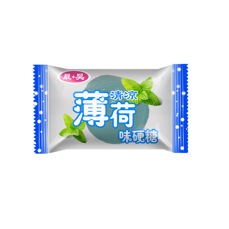335克/约100颗薄荷糖清新口气强劲网红老式清凉学生散装解馋零食糖果网红结婚喜糖散装糖果休闲糖果高清大图