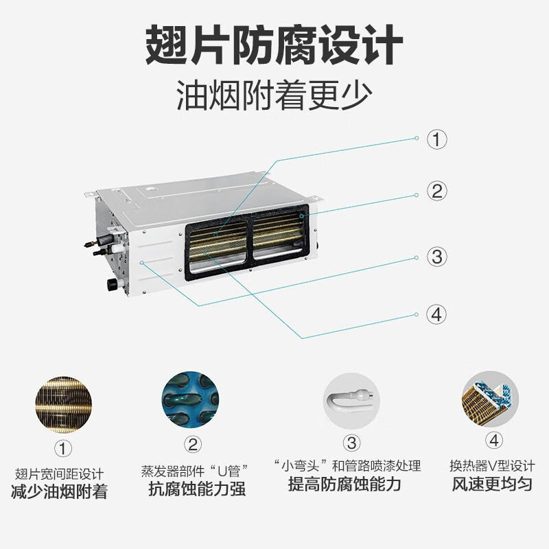 格力空调一拖一风管机 FG3.5