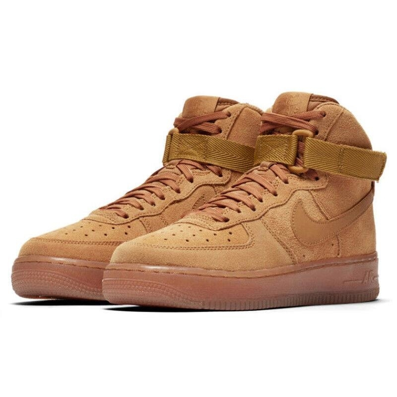 NIKE耐克休闲鞋AIR FORCE 1 HIGH LE (GS)青少年鞋CK0262-700 D