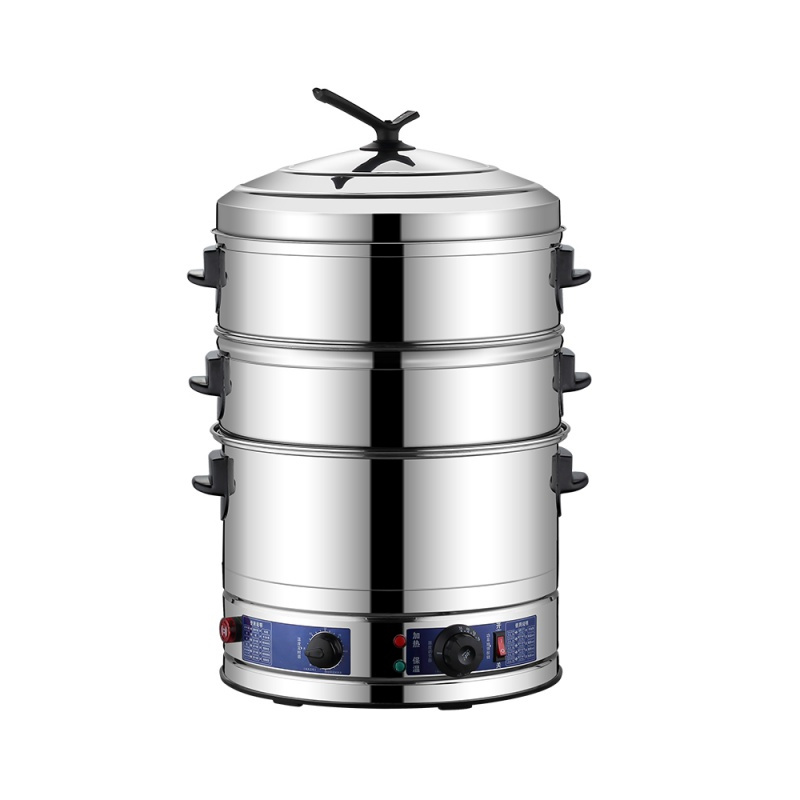 电蒸笼魅扣商用不锈钢多功能定时电蒸锅超大容量电蒸锅