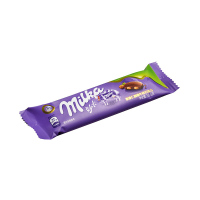 妙卡(Milka)整榛仁融情牛奶巧克力排块 36.5g/袋 亿滋出品 (受天气影响 部分实物形状受影响 介意慎拍)