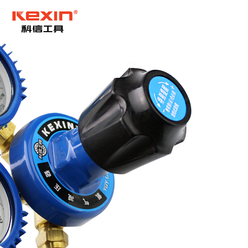 科信(kexin)氧气减压器 减压表减压阀氧气表(带护套)KX860001 1个