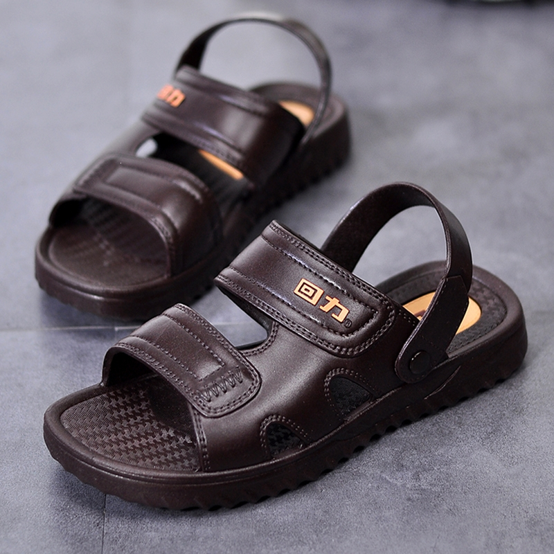 回力warrior凉鞋男夏季外穿沙滩外出软底男士凉拖鞋男款