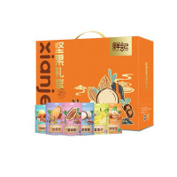 鲜记 坚果礼享盒1.176kg 休闲坚果零食 过年年货送礼大礼包 蓝色 XXS-14
