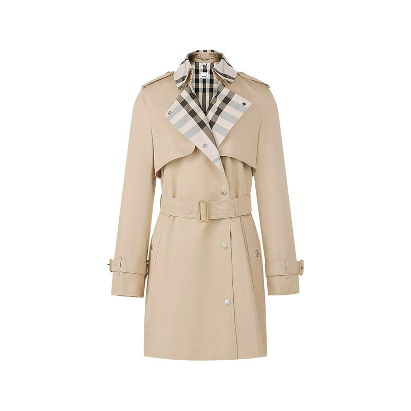 博柏利巴宝莉burberry女款棉质trench风衣外套80540271视频