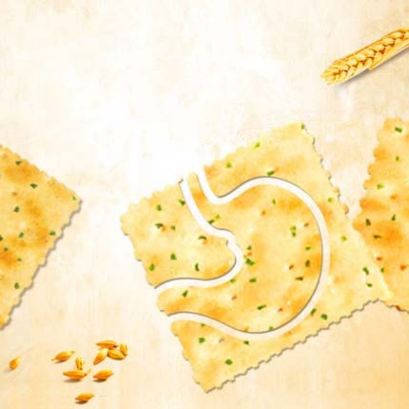 里下湖 苏打饼干香葱味 100g/包