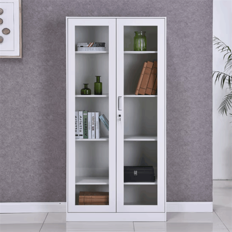 沃盛 办公文件柜 铁皮柜资料柜储物柜通体玻璃器械柜加厚款1850*850*390图片