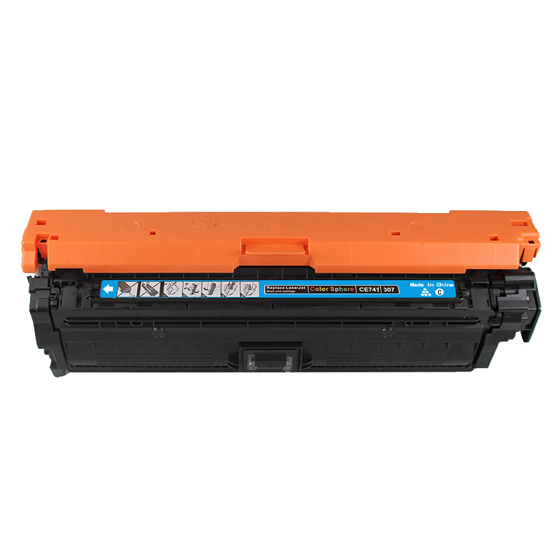 京贤CE741A蓝色硒鼓 适用HP 307A/CP5225/CP5225n/CP5225dn佳能LBP9100一支