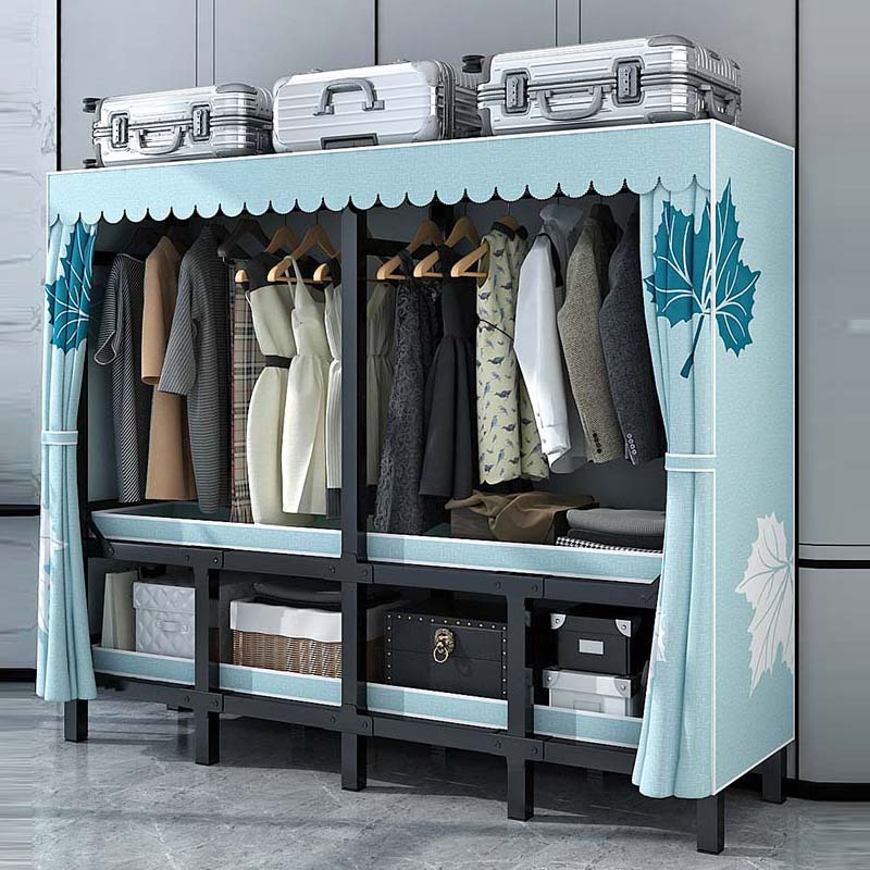 免安装衣柜家用卧室现代简约出租房简易组装布衣柜小户型收纳衣橱