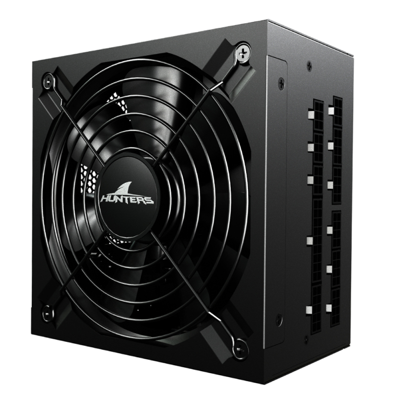 长城(Great Wall)猎金部落F12 额定1200W 白金全模电源(全日系/全电压/显卡供电加强/自动启停/七年保
