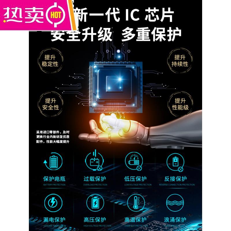 【补贴10%】车载大功率逆变器货车12v24v电动车48v60v转220v家用汽车电源转换 升级加强版6500W（智能液晶屏显示）220V72V