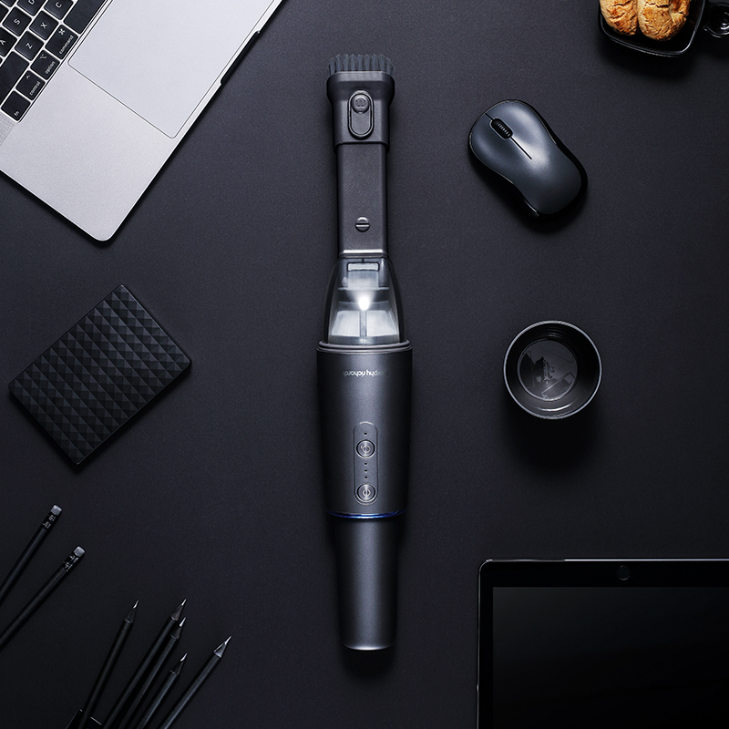 摩飞电器(MORPHY RICHARDS)车载汽车吸尘器无线充电家车两用大功率手持式空气净化器MR3936灰色高清大图