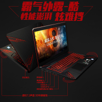 华硕（ASUS）飞行堡垒FX80GE8750（i7-8750H 16G内存 512GB固态 GTX1050Ti/4G独显）定制版 15.6英寸大屏本发烧专业电竞游戏本笔记本电脑