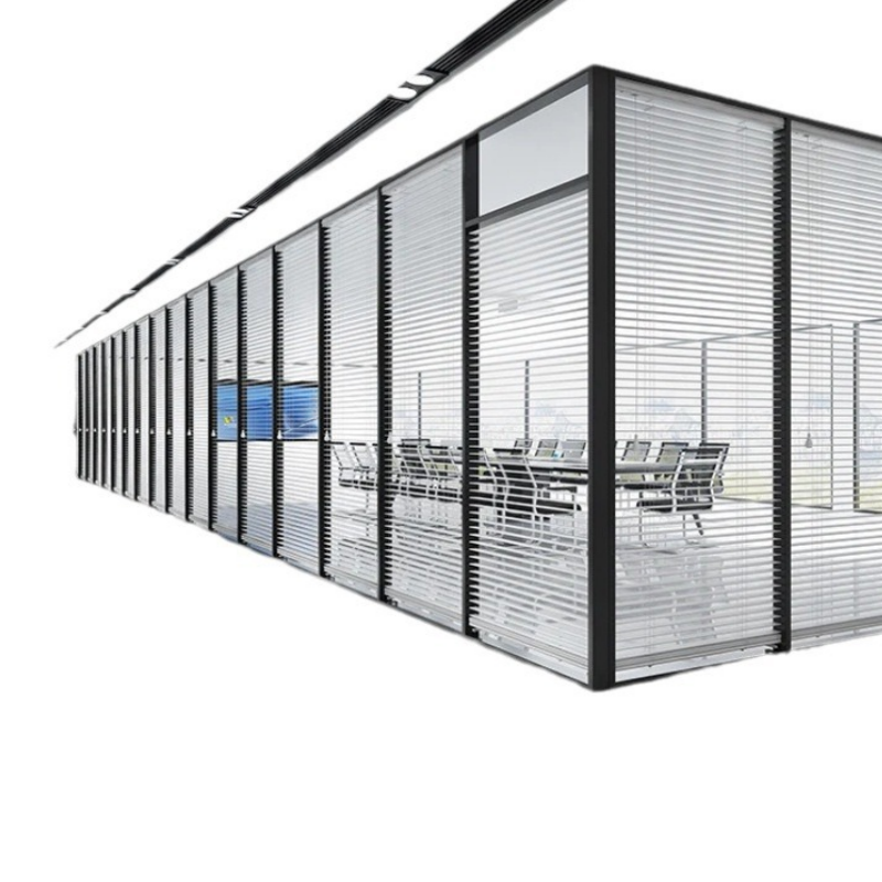 凡礼格玻璃隔断双玻百叶款平方米高清大图