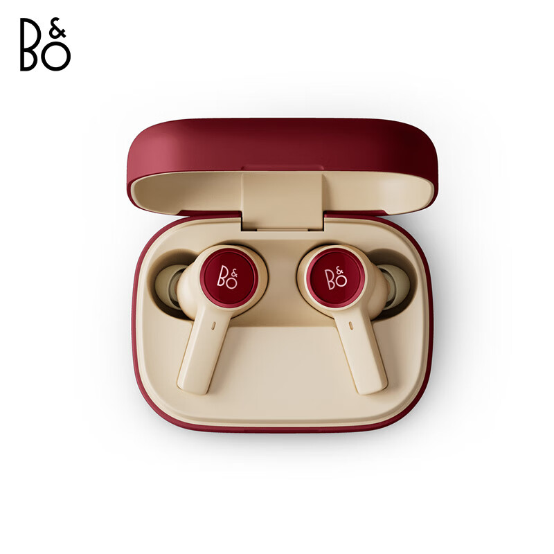 B&O Beoplay EX全新上市 主动降噪真无线蓝牙耳机 bo无线充电耳机 Lunar Red 霓裳红 新年款高清大图