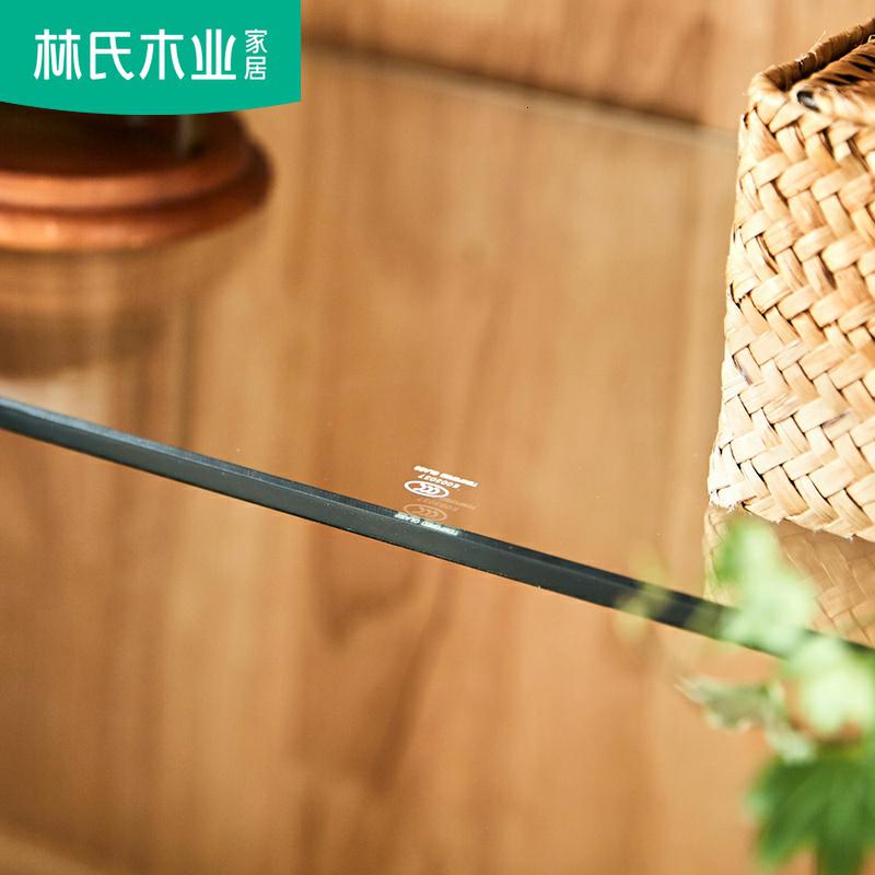森美人简约小户型客厅高柜酒柜北欧风格边柜组合日式原木色展示柜子CR5M高清大图
