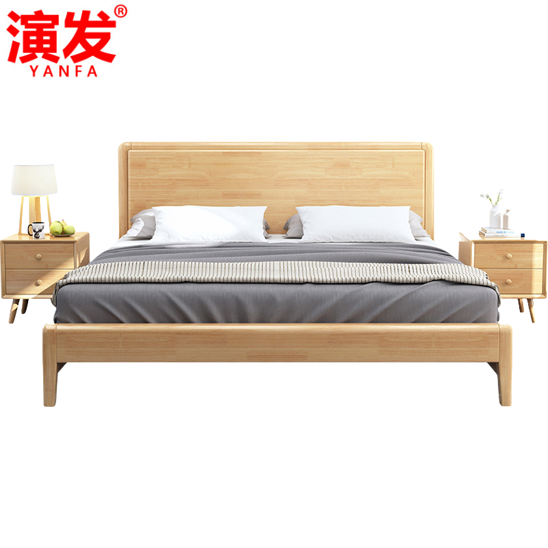 演发 床+2床头柜 1.8米 张高清大图