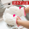[洗碗神器 防水不粘油]户外竹纤维洗碗手套防水去油污洗碗家用手套