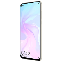 华为/HUAWEI nova 4 极点全面屏 2000万超广角三摄 8GB+128GB 贝母白 移动联通电信4G拍照全网通手机