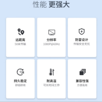 迈拓维矩 转换器/扩展坞 MT-ED04 HDMI 黑色 2台/组 1组