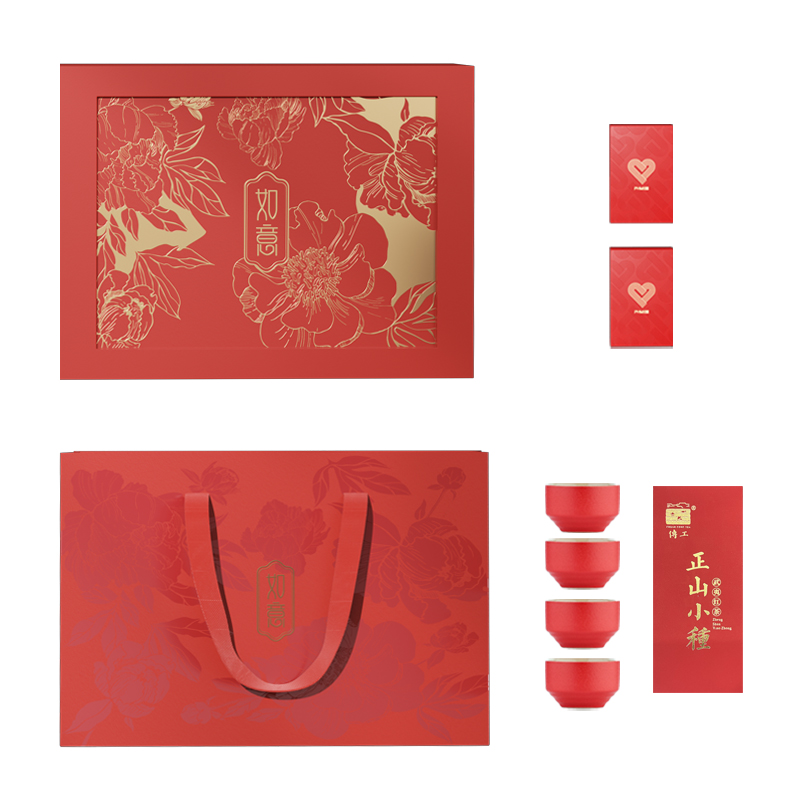 菲米生活(PHMI)Y-D003R云搭档如燚套装茶具+正山小种茶叶套装高清大图