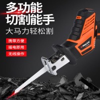 全锋锂电往复锯电动充电式马刀锯家用小型大功率户外手持伐木电锯21v锂电往复锯2电一充【塑箱】