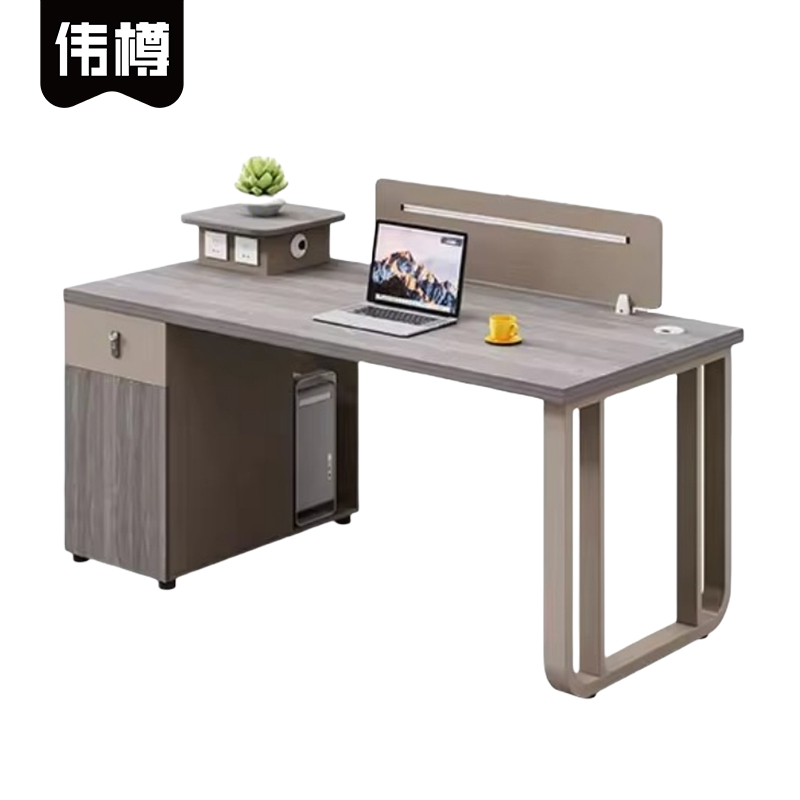 伟樽职员桌120*60*75cm张高清大图