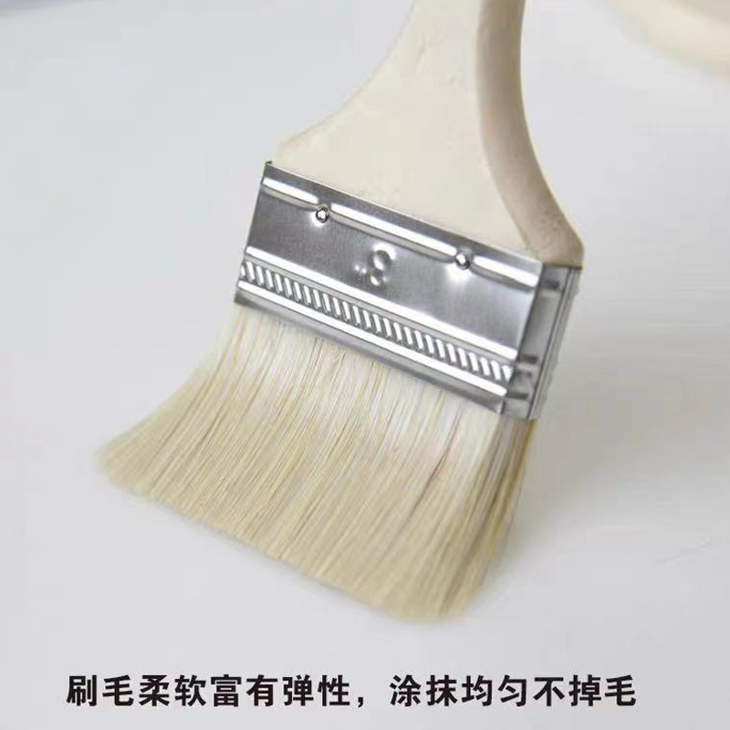 有成鑫 猪毛刷子直柄刷 1.5寸 把高清大图
