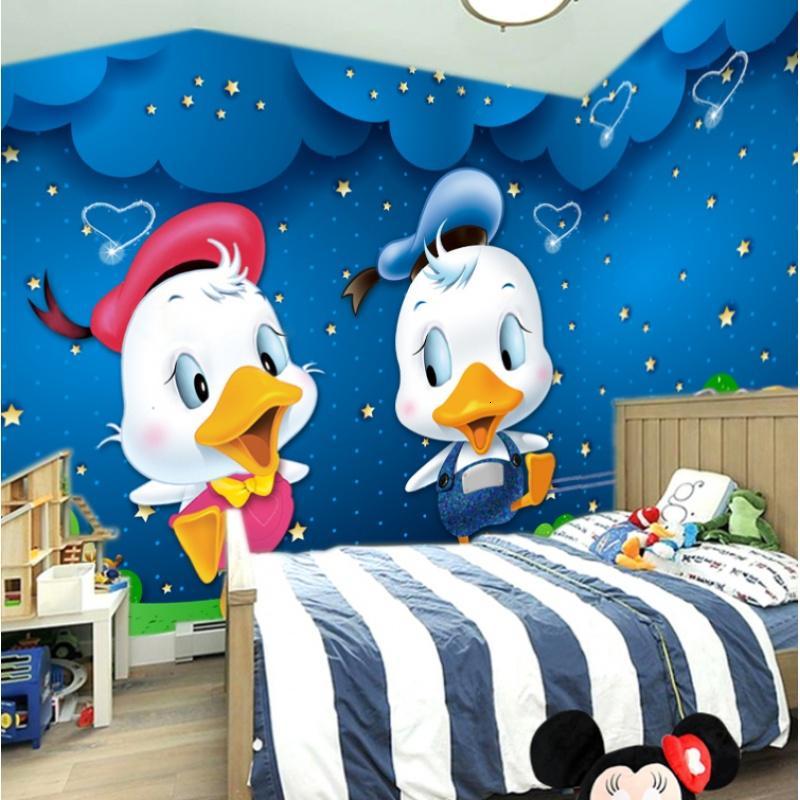 手绘可爱梦幻儿童房卡通背景墙壁画墙纸儿童房3d儿童房壹德壹视频