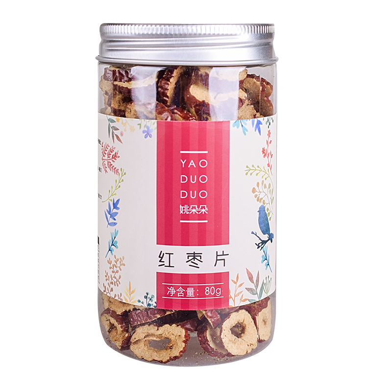 姚朵朵红枣片80g无核若羌灰枣子新疆大枣干