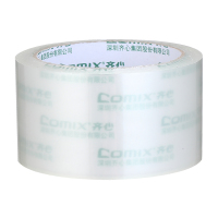 齐心 JP5506-6 普透封箱胶带 55mm*60y 6卷/筒 透明