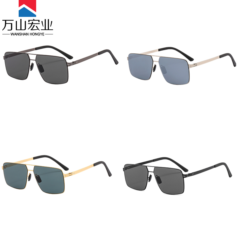 万山宏业 服饰配件尼龙偏光太阳镜Y-SH5Y/个高清大图