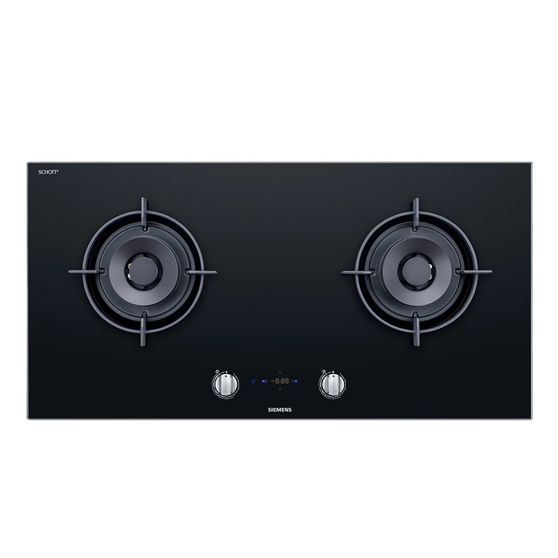 西门子 ER9SM231MQ 5.0火力灶具iQ700全铜炉头双眼嵌入式燃气灶蒸饭柜高清大图
