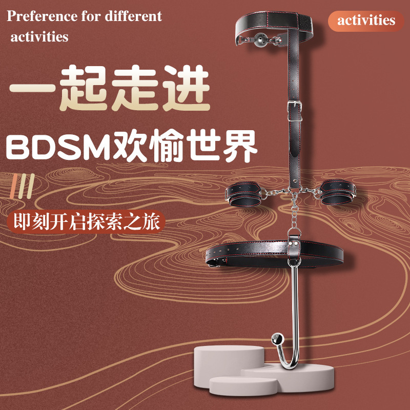 久爱成人SM肛钩情趣夫妻辅助性用品捆绑束缚牵引口球另类玩具高清大图