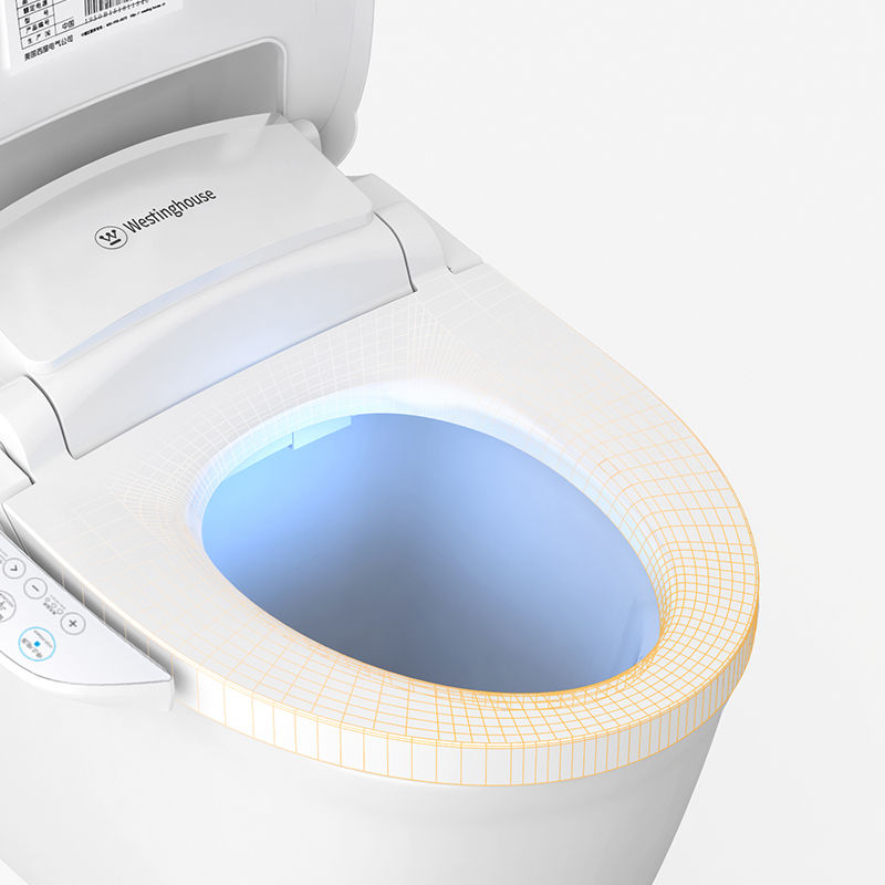 西屋(WESTINGHOUSE) WHJ-1950B15智能马桶盖电子坐便盖板全自动速热冲洗洁身器妇洗高清大图