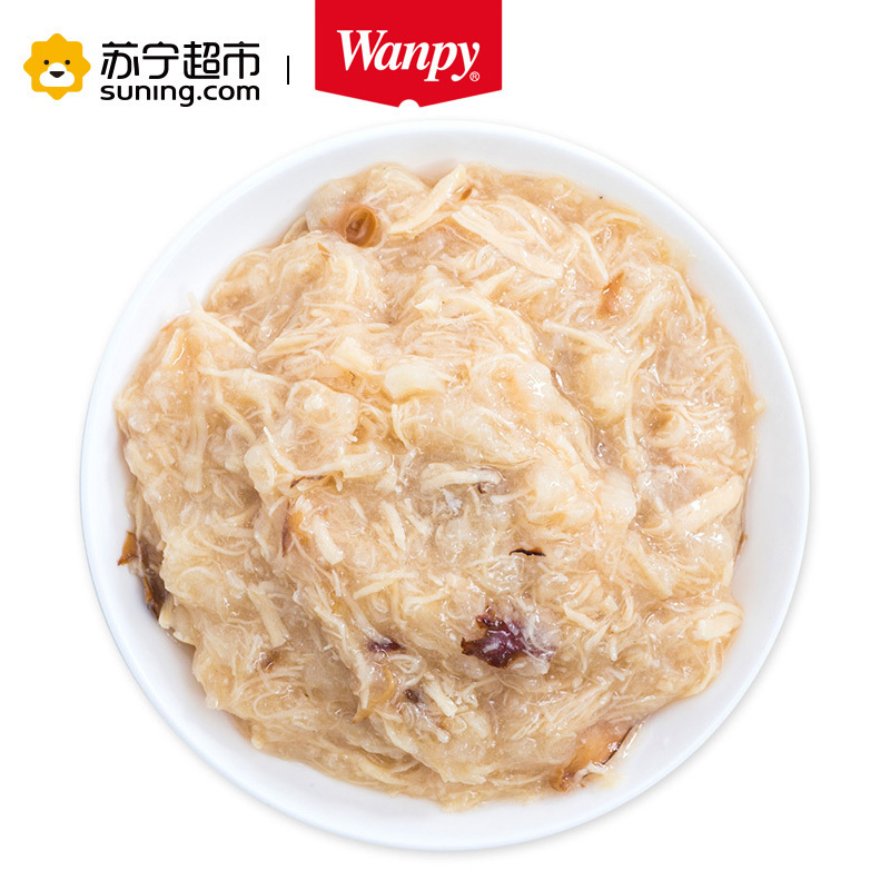 Wanpy顽皮鲜封包活力营养猫咪鲜封包80g*15包鸡肉鳕鱼猫零食猫湿粮拌饭营养食品