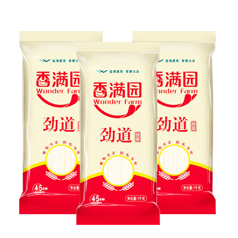 香满园劲道挂面1kg3