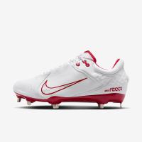 耐克(NIKE)女款棒球鞋专业级Hyperdiamond4Elite舒适防滑耐用训练 White/Pure_Platinum/University 42.5