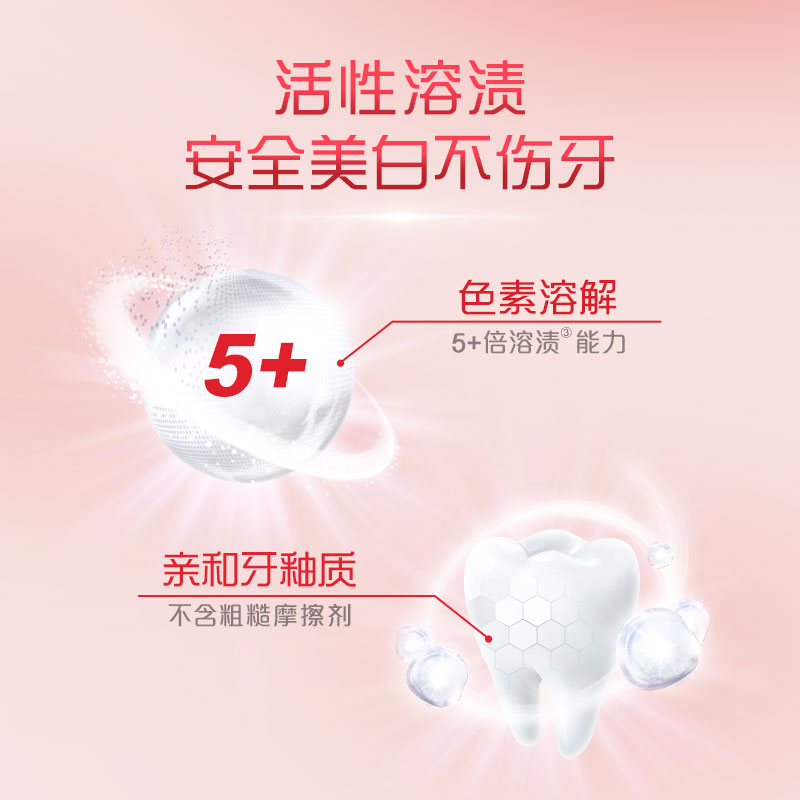 高露洁天然酵素美白牙膏牙垢水果味护龈清新口气亮白牙齿-淡雅桂花120g高清大图