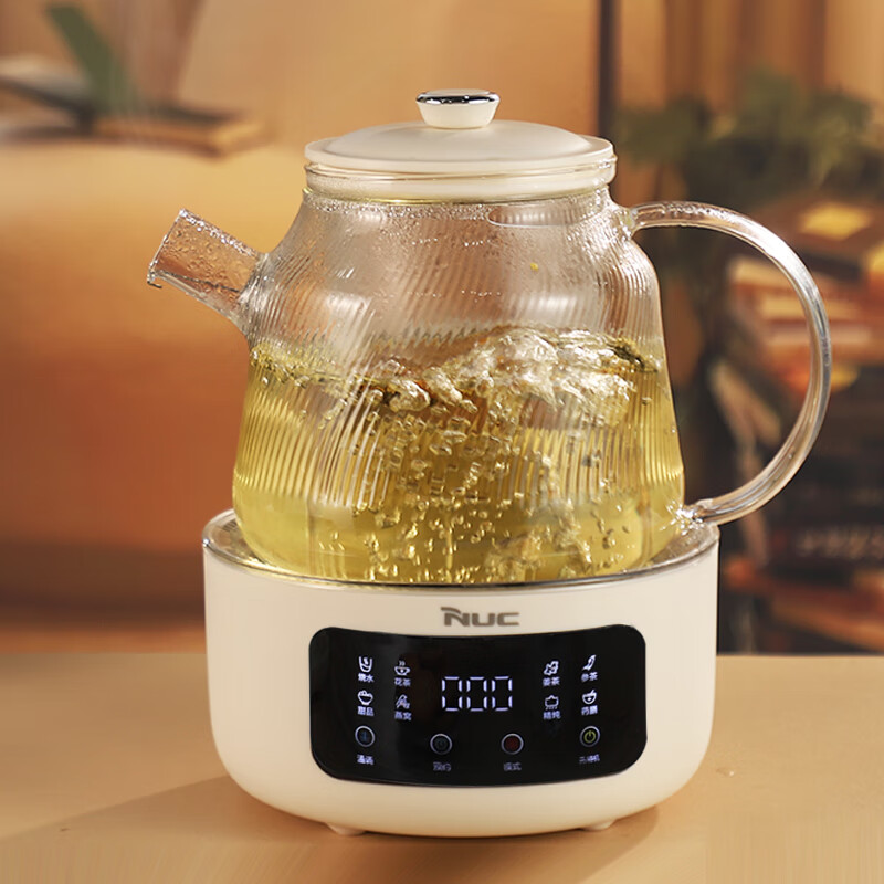 恩优希 NUC养生壶玻璃家用小型智能办公室煮茶器烧水壶NK230