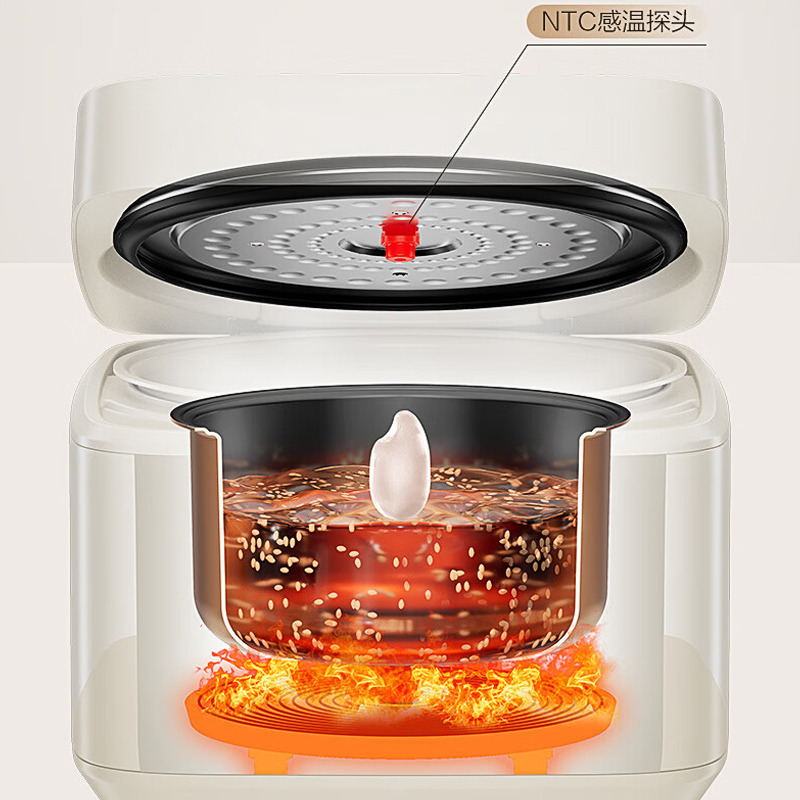 爱仕达(ASD)电饭煲 AR-F40E858 4L大容量 3-5人适用高清大图
