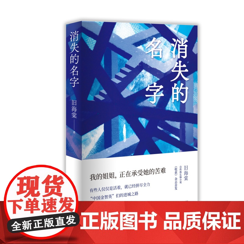 消失的名字 诗人旧海棠自传体长篇小说堪比活着 上海文艺出版社高清大图