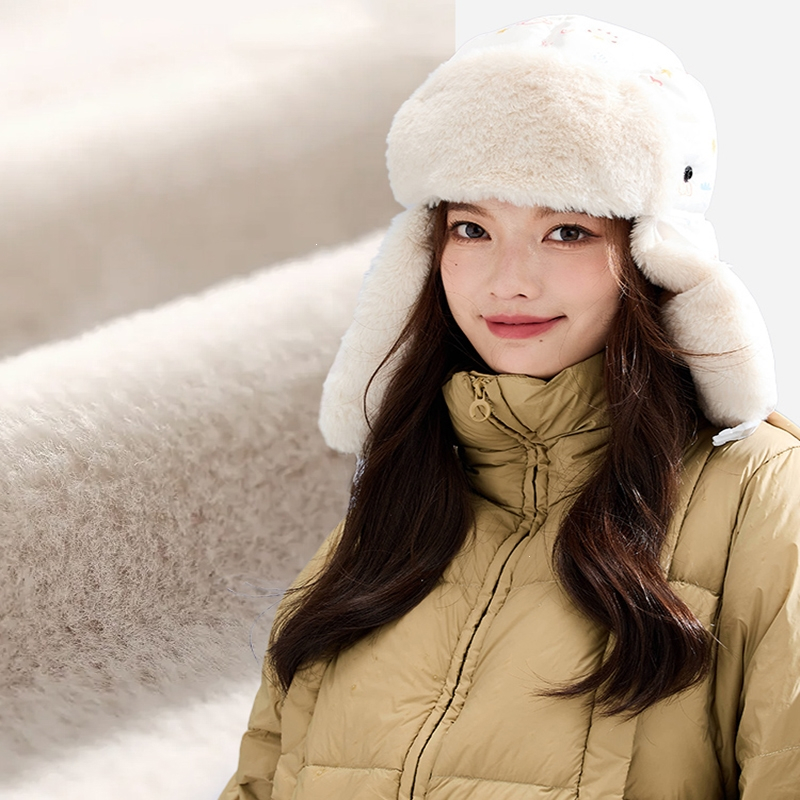 帽子闪电客女冬天面罩骑行防寒加绒加棉冬季骑车保暖女士雷锋帽