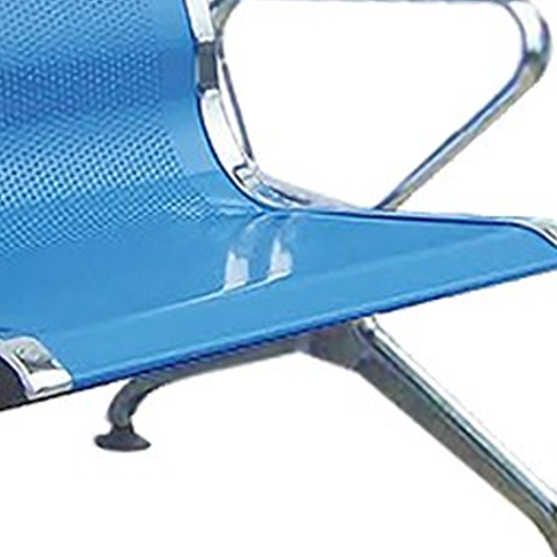 臻远ZY-JCY-14 连排椅机场椅公共座椅等候椅 浅蓝机场椅排椅四人位高清大图