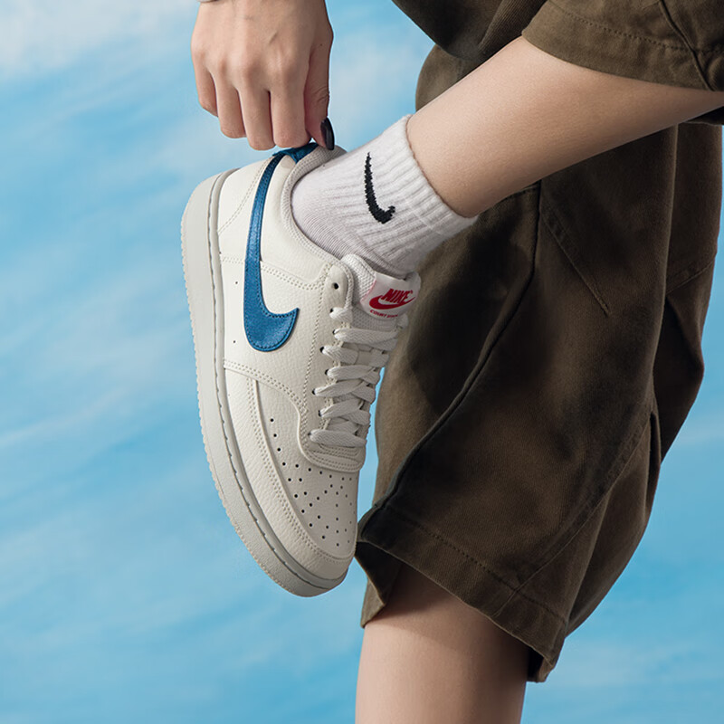 耐克（NIKE）女鞋新款运动鞋低帮舒适court板鞋时尚潮流复古休闲鞋IM7799-133 ZP高清大图