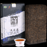 白沙溪官方旗舰店 安化黑茶天茯茶金花茯砖茶湖南老字号【一级天尖精料，手工精筑】天尖原料 当年茶