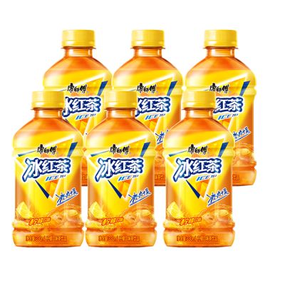 康师傅冰红茶小瓶装茶饮料330ml*6瓶夏季饮料好喝的