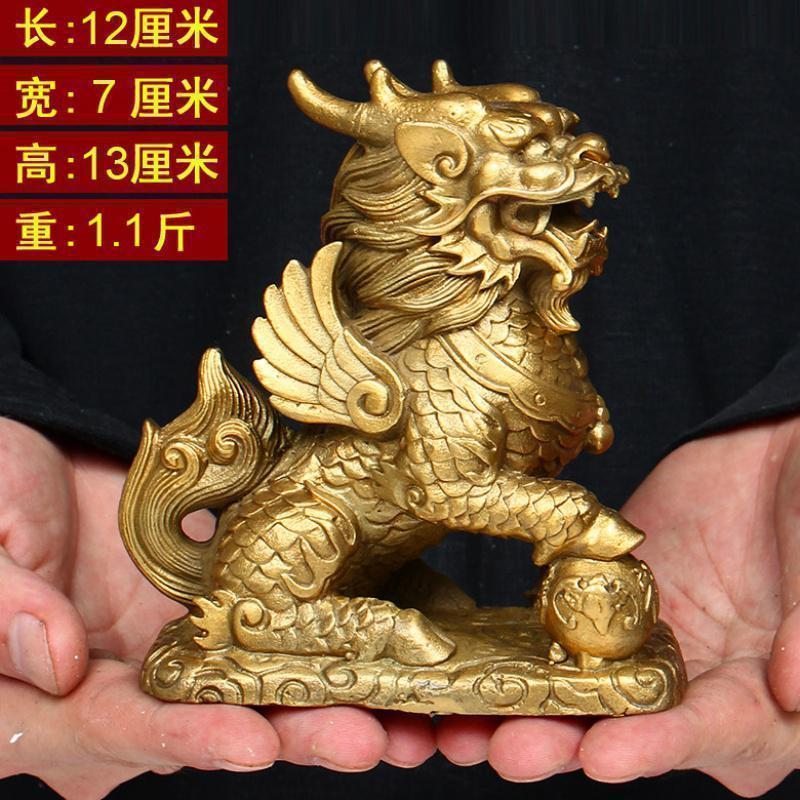 美帮汇铜摆件一对大号物招子摆设工艺品家居装饰品高清大图