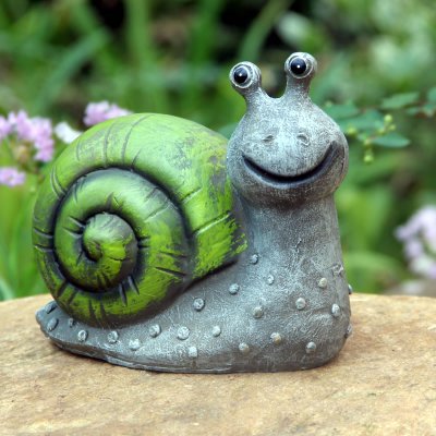 新奇特户外太阳能装饰庭院动物灯led家用草坪阳台花园灯树脂摆件蜗牛