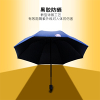 手动钢骨伞架 黑胶布 橡胶漆手柄YF-S2021018晴雨两用伞